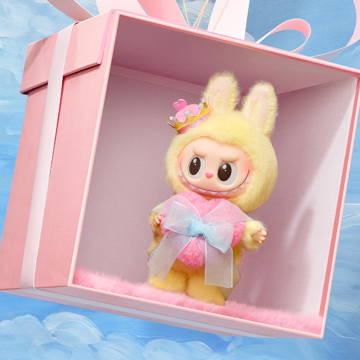 POP MART THE MONSTERS - LABUBU Let's Checkmate Series-Vinyl Plush Hanging Card
