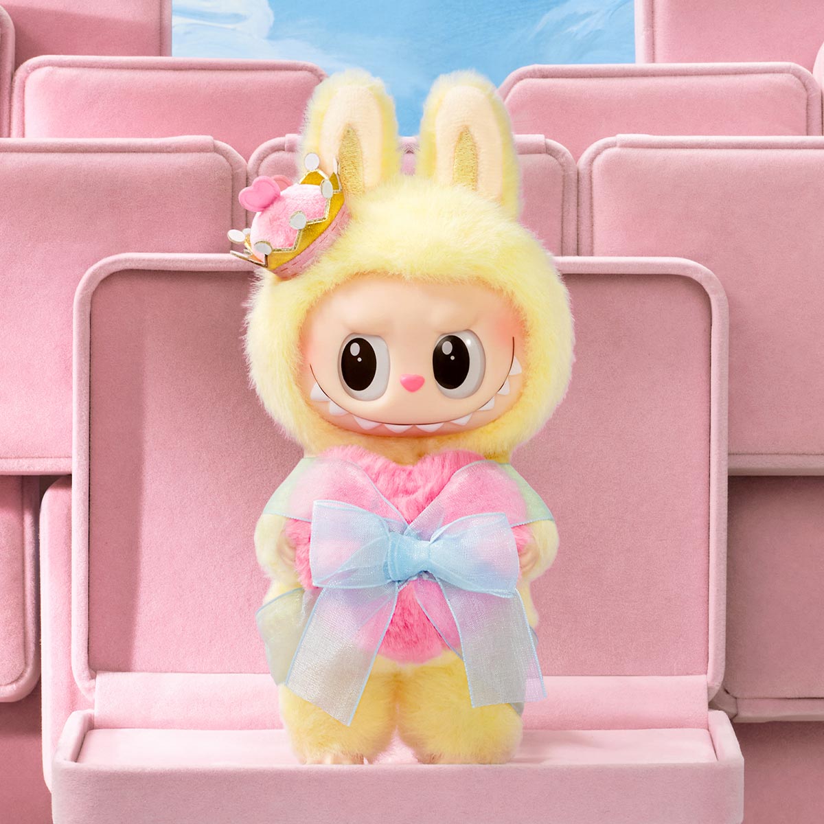 POP MART THE MONSTERS - LABUBU Let's Checkmate Series-Vinyl Plush Hanging Card