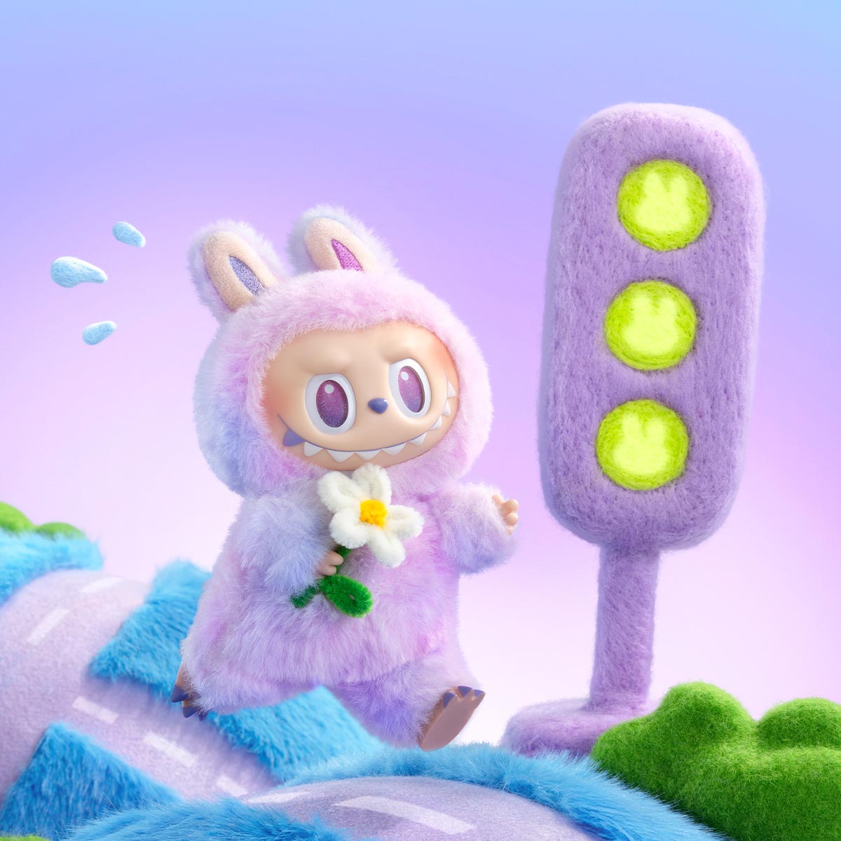 POP MART THE MONSTERS - LABUBU V3 Big into Energy Vinyl Plush Pendant Blind Box