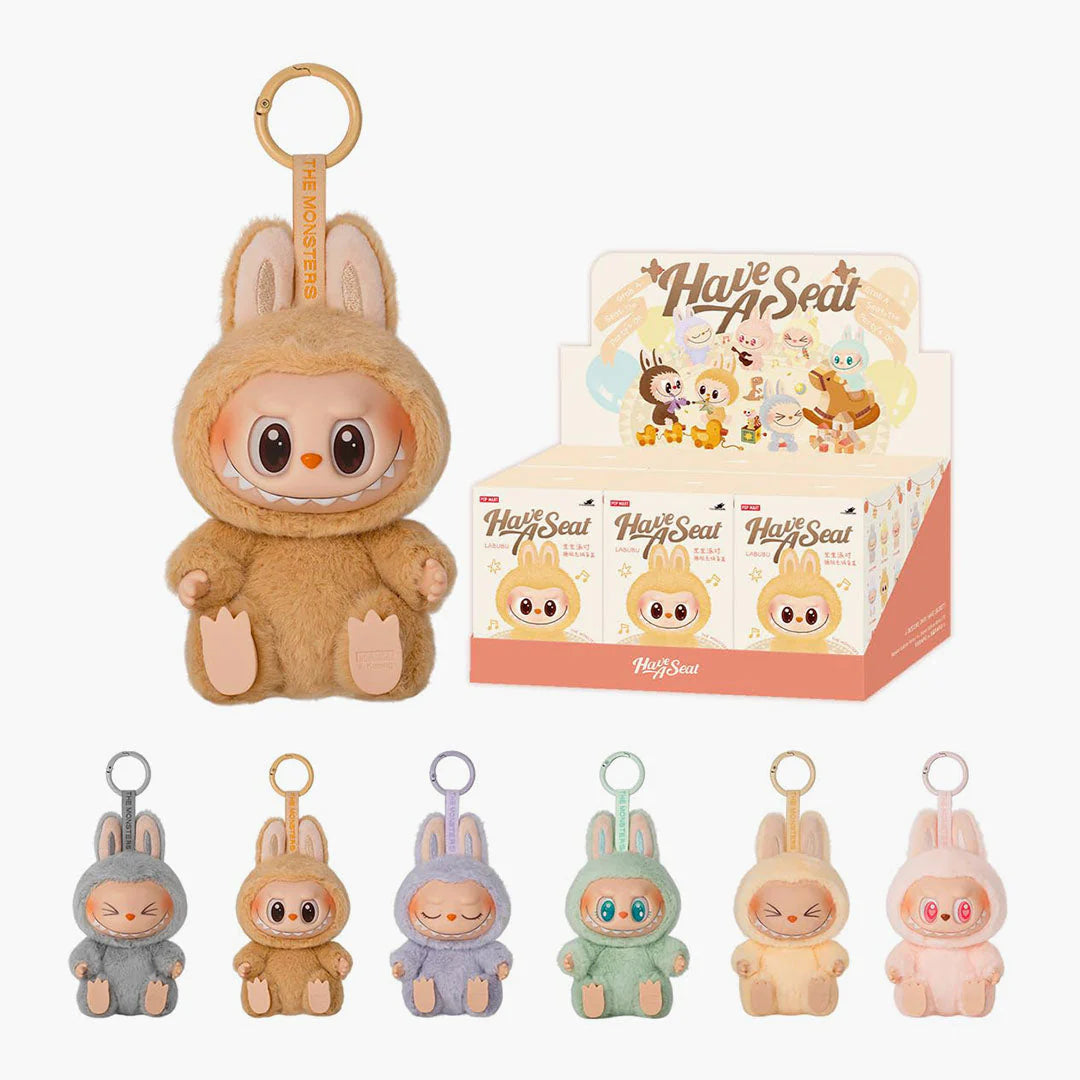 POP MART THE MONSTERS - LABUBU V2 Have A Seat Vinyl Plush Blind Box
