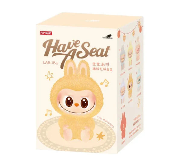 POP MART THE MONSTERS - LABUBU V2 Have A Seat Vinyl Plush Blind Box