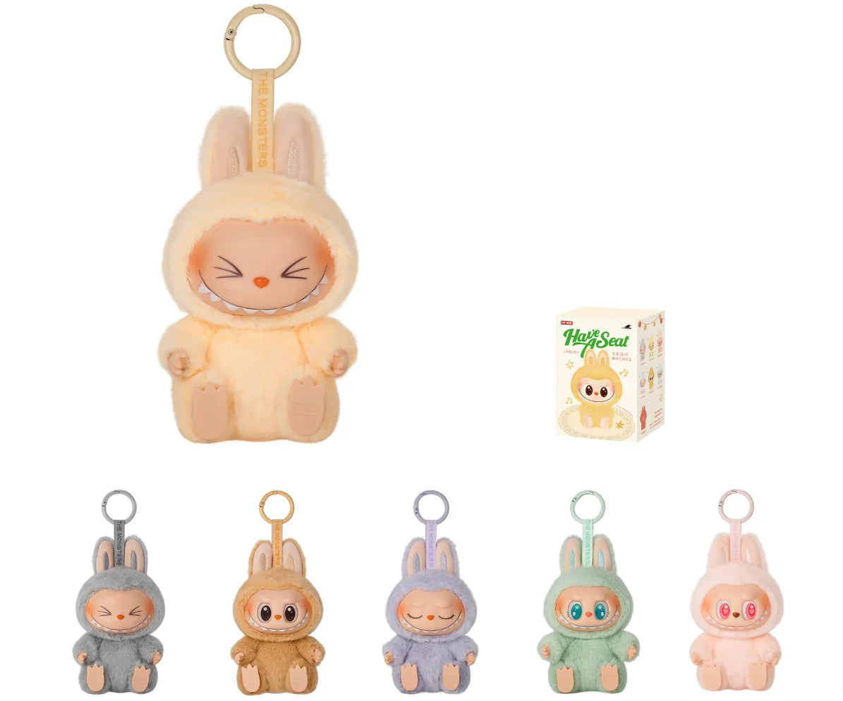 POP MART THE MONSTERS - LABUBU V2 Have A Seat Vinyl Plush Blind Box