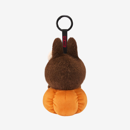 POP MART THE MONSTERS - LABUBU Happy Halloween Party Series-Sitting Pumpkin Vinyl Plush Pendant