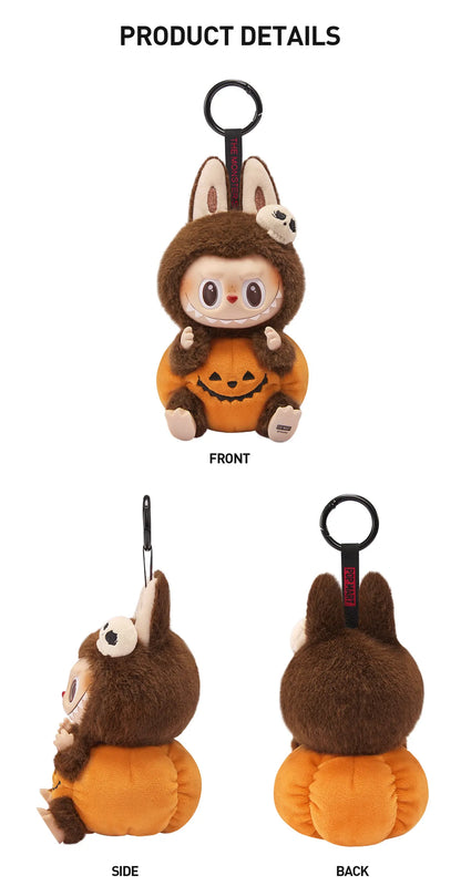 POP MART THE MONSTERS - LABUBU Happy Halloween Party Series-Sitting Pumpkin Vinyl Plush Pendant