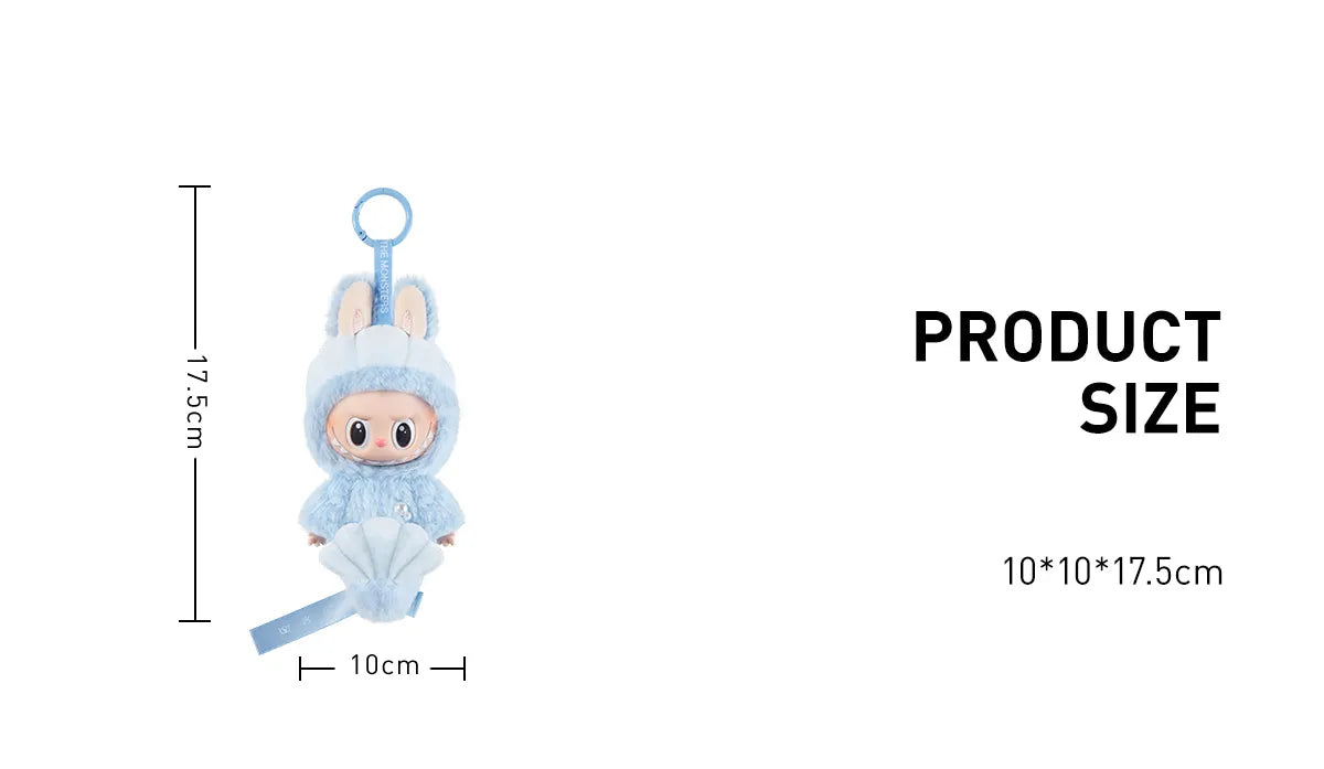 POP MART THE MONSTERS - LABUBU HIDE AND SEEK IN SINGAPORE SERIES-Vinyl Plush Doll Pendant