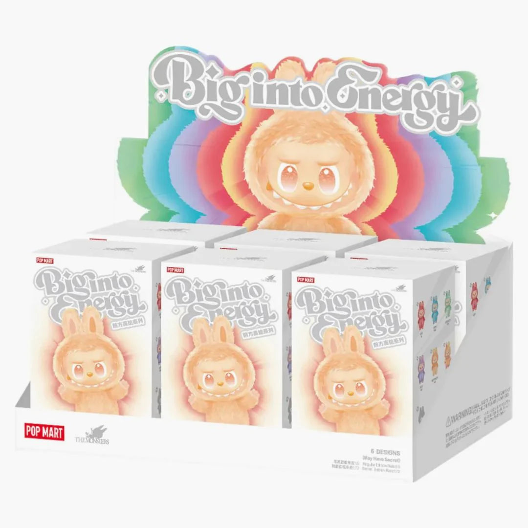 POP MART THE MONSTERS - LABUBU V3 Big into Energy Vinyl Plush Pendant Blind Box